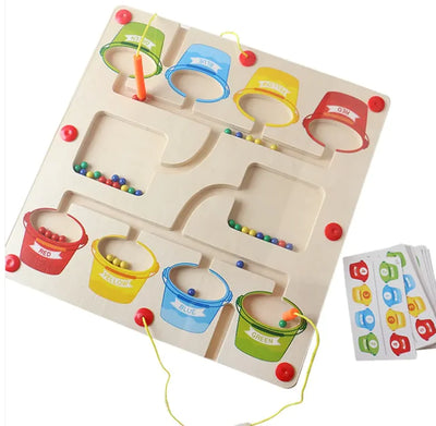 Digital Maze Wooden Puzzle