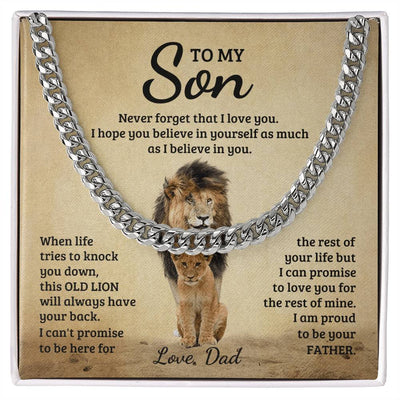 Never Forget - Cuban Link Chain